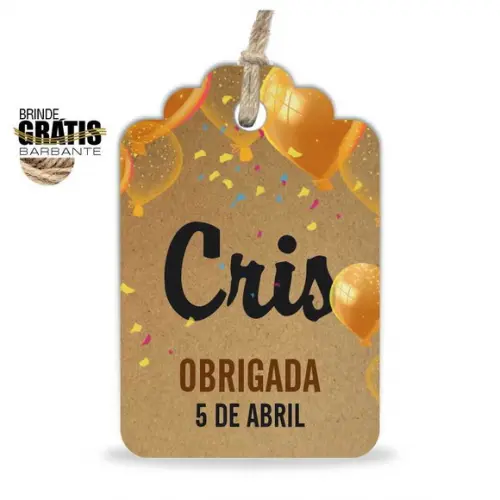 Tag Aniversário Etiqueta