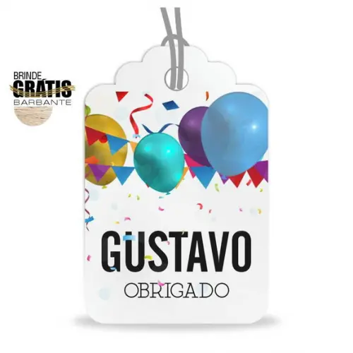 Tag Aniversário Etiqueta