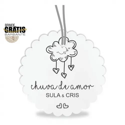 Tag casamento escalope chuva de amor