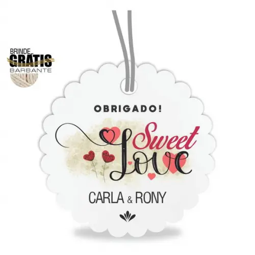 Tag casamento escalope sweet love