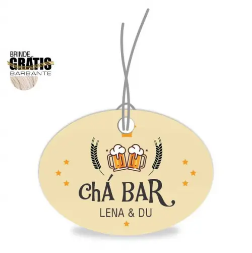 Tag casamento oval chá bar