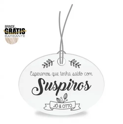 Tag casamento oval suspiros de amor
