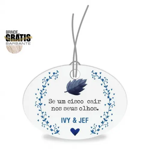 Tag casamento oval suspiros de amor