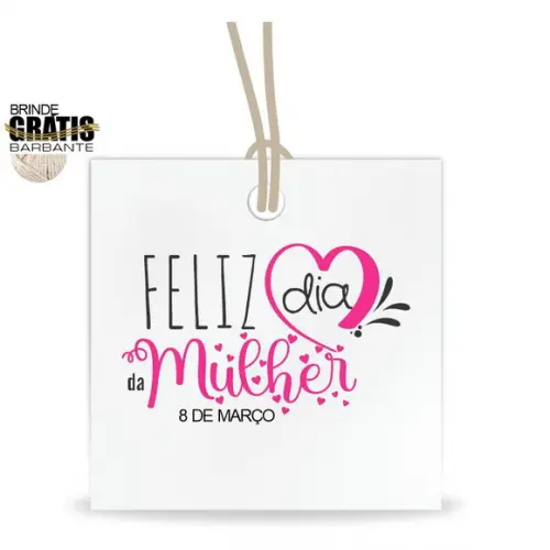 Tag Dia da Mulher Personalizada, Mod.02