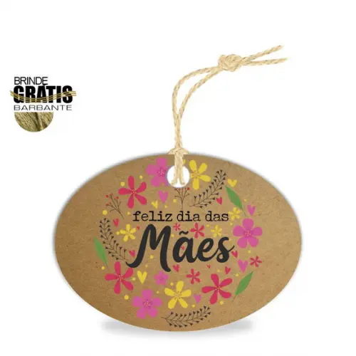 Tag Dia das Mães Personalizada, Mod.01