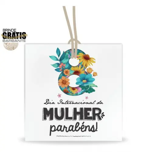 Tag Dia da Mulher Personalizada, Mod.05