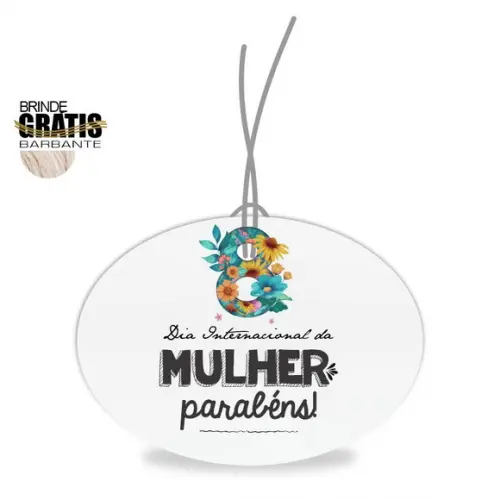 Tag Dia da Mulher Personalizada, Mod.05