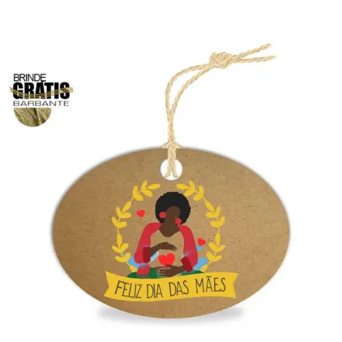 Tag Dia das Mães Personalizada, Mod.05
