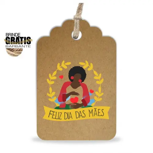 Tag Dia das Mães Personalizada, Mod.05