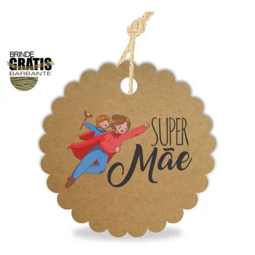 Tag Dia das Mães Personalizada, Mod.04