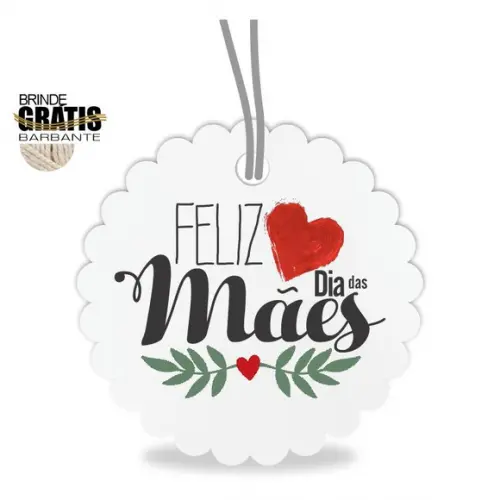 Tag Dia das Mães Personalizada, Mod.06