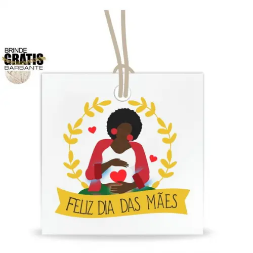 Tag Dia das Mães Personalizada, Mod.05