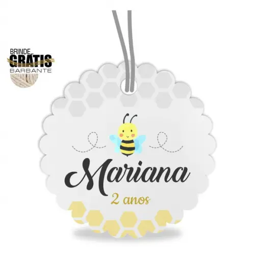 Tag infantil escalope abelhinhas