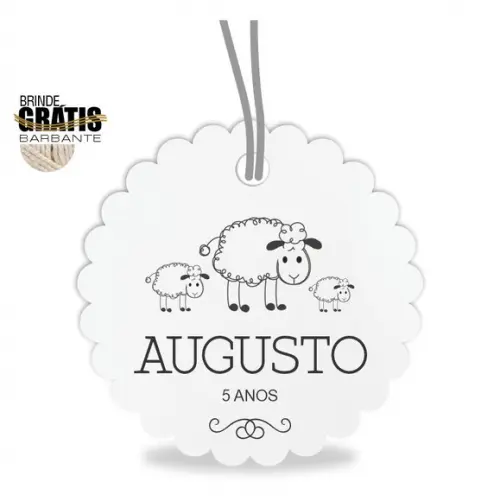 Tag infantil escalope ovelhinha