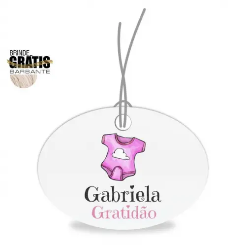 Tag infantil oval body menina