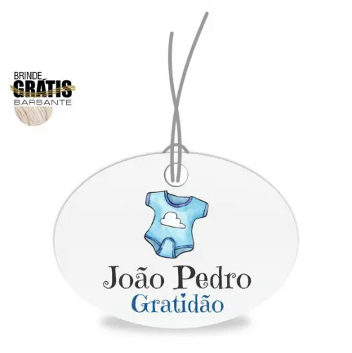 Tag infantil oval body menino