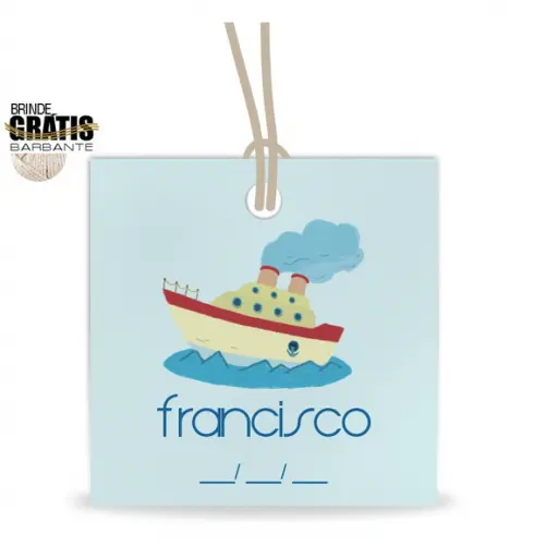 Tag infantil quadrada vbarquinho