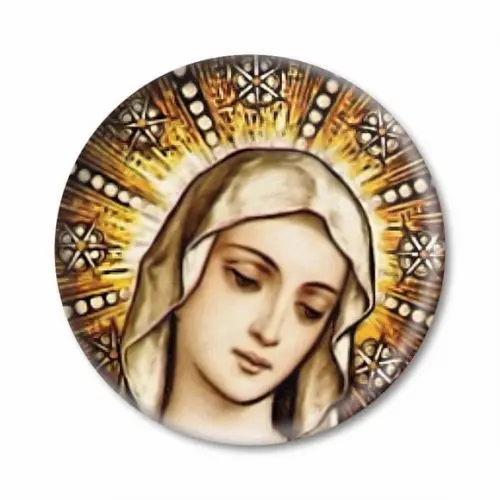 Boton Nossa Senhora de Lourdes