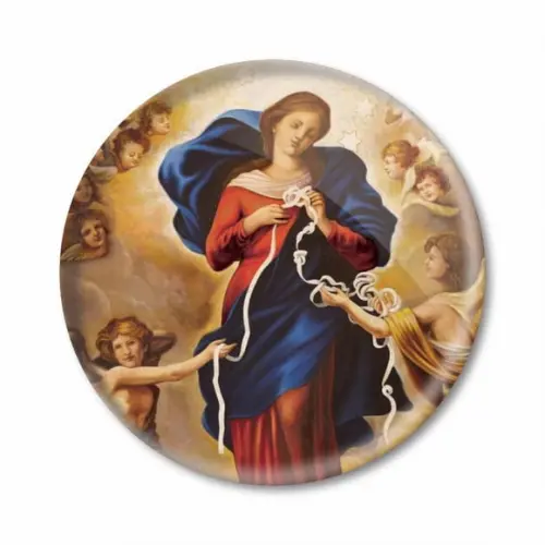 Boton Nossa Senhora Desatadora de Nós