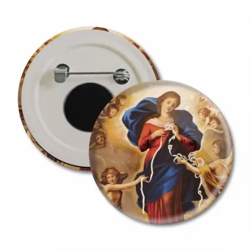 Boton Nossa Senhora Desatadora de Nós