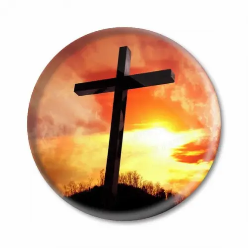 Boton religioso Cruz