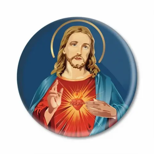 Boton Sagrado Coração de Jesus