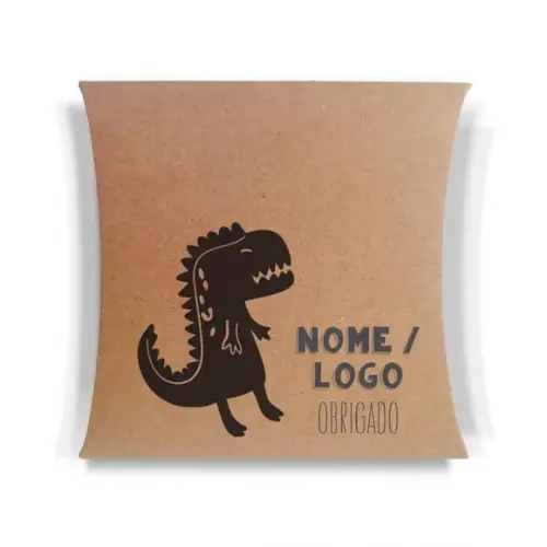 Caixa Travesseiro / Almofada Personaliz. Dinossauro. Mod81
