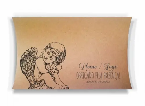Caixa Travesseiro / Almofada Personalizada. Anjo. Mod38