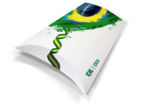 Caixa Travesseiro / Almofada Personalizada. Brasil. Mod80