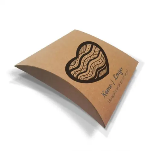 Caixa Travesseiro / Almofada Personalizada. Coração. Mod74