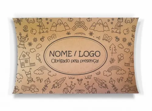 Caixa Travesseiro / Almofada Personalizada. Desenhos. Mod66