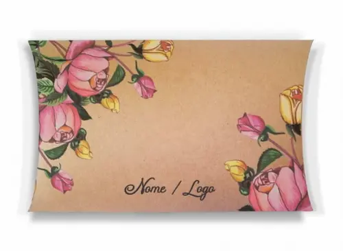 Caixa Travesseiro / Almofada Personalizada. Floral Mod10