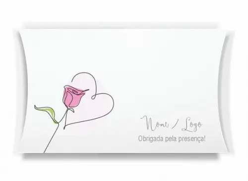 Caixa Travesseiro / Almofada Personalizada. Floral Mod28