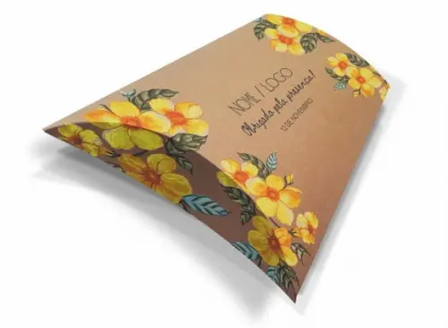 Caixa Travesseiro / Almofada Personalizada. Floral Mod42