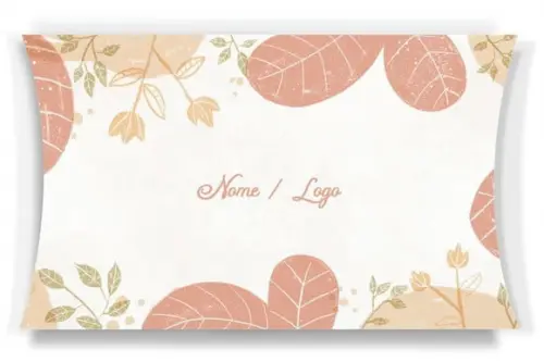 Caixa Travesseiro / Almofada Personalizada. Floral Mod47
