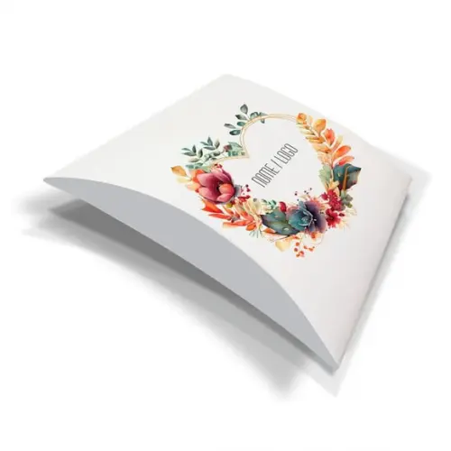 Caixa Travesseiro / Almofada Personalizada. Floral. Mod45