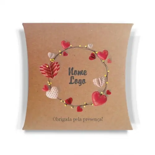 Caixa Travesseiro / Almofada Personalizada. Floral. Mod56