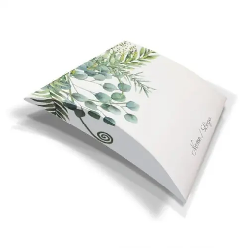 Caixa Travesseiro / Almofada Personalizada. Floral. Mod57