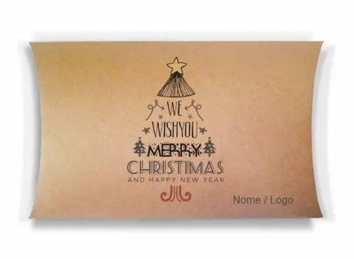 Caixa Travesseiro / Almofada Personalizada. Natal. Mod103
