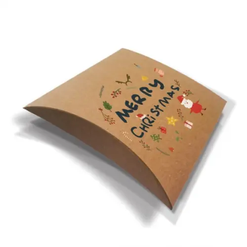 Caixa Travesseiro / Almofada Personalizada. Natal. Mod105