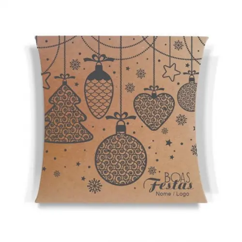 Caixa Travesseiro / Almofada Personalizada. Natal. Mod93