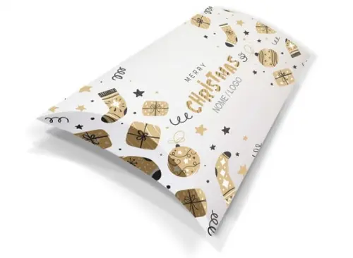 Caixa Travesseiro / Almofada Personalizada. Natal. Mod96