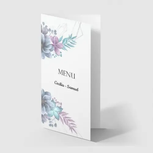 Cardápio / Menu Personalizado Casamento e Festas