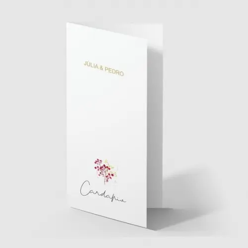 Cardápio / Menu Personalizado Casamento e Festas