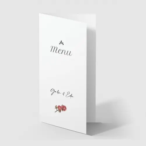 Cardápio / Menu Personalizado Casamento e Festas