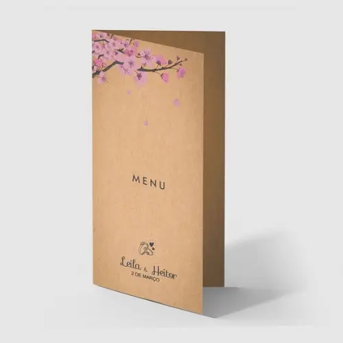 Cardápio / Menu Personalizado Casamento e Festas