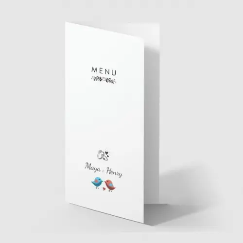 Cardápio / Menu Personalizado Casamento e Festas