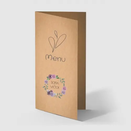 Cardápio / Menu Personalizado Casamento e Festas