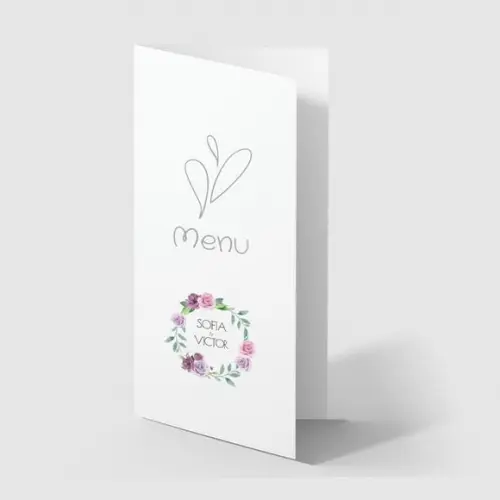 Cardápio / Menu Personalizado Casamento e Festas