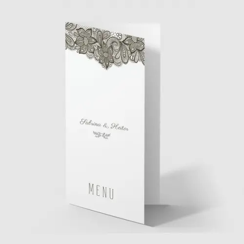 Cardápio / Menu Personalizado Casamento e Festas